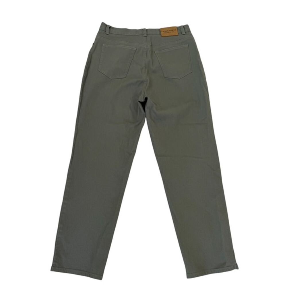 Lauren Jeans Co Ralph Lauren Sage Green Straight Leg Jeans - Size 12 - Picture 3 of 7